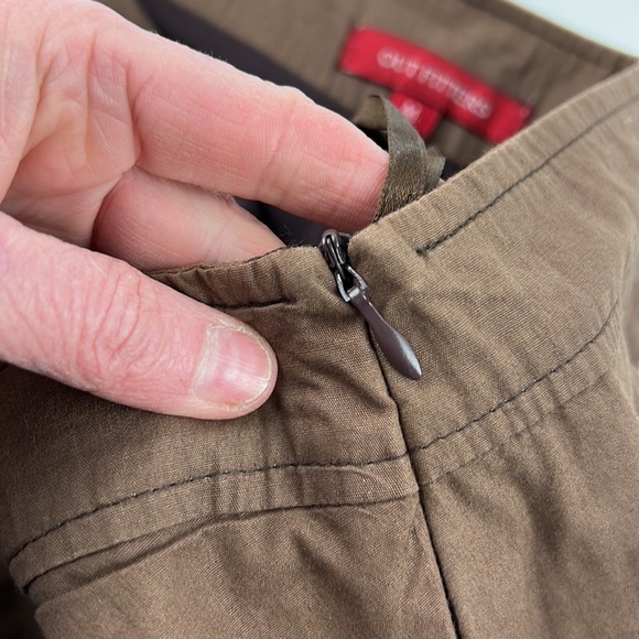 OutFitters  Brown Lagenlook Apron Skirt - Picture 4 of 9